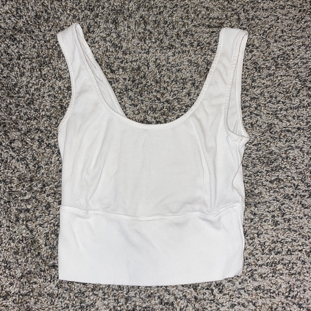 White crop tank
